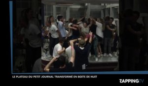 Le Petit Journal : Le plateau détruit et transformé en boite de nuit après la dernière de Yann Barthès (Vidéo)