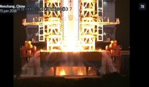 La Chine lance sa nouvelle fusée Longue Marche-7