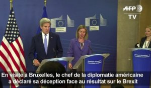 Brexit: les Etats-Unis veulent une "EU forte" (Kerry)