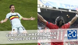 Euro 2016: Hazard-Bale, un duel de recordmen