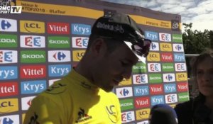Cavendish : "Porter le maillot jaune est un honneur"