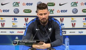 Bleus - Giroud : ''Il y a eu des surprises''