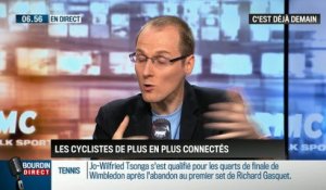 La chronique d'Anthony Morel: Quand les cyclistes deviennent de plus en plus connectés - 05/07