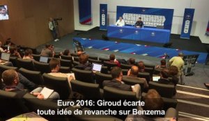 Euro-2016: pas de revanche sur Benzema (Giroud)