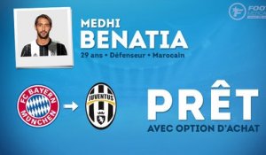 Officiel : Medhi Benatia est prêté à la Juventus !