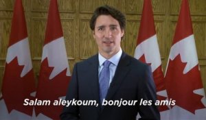 Aïd el-Fitr : Justin Trudeau souhaite un Aïd moubarak aux musulmans du Canada et du monde