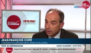 Jean-François Copé ne veut pas de référendums