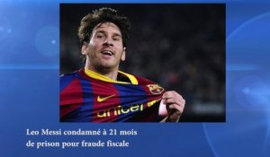 Leo Messi condamné à 21 mois de prison pour fraude fiscale