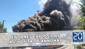 Énorme explosion à l'hôpital d'Annonay