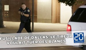 Fusillade à Dallas : Le tireur voulait tuer des policiers blancs