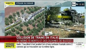 Terrible Collision frontale entre deux trains en Italie, dans les Pouilles