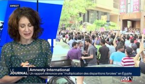 Amnesty dénonce une "multiplication des disparitions forcées" en Egypte