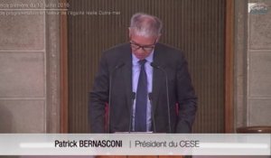 Allocution de Patrick Bernasconi, Président du CESE