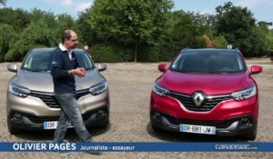 A l'intérieur du Renault Kadjar