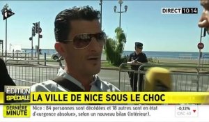 Attentat à Nice : "Le camion est passé à deux mètres de moi"