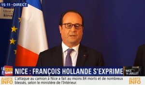 Hollande : "Une cinquantaine de personnes entre la vie et la mort"