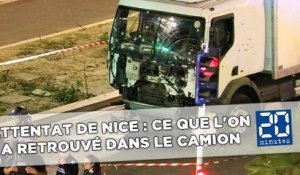 Attentat de Nice: Ce que l'on a retrouvé dans le camion