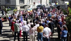 VIDEO. Niort : Rassemblement d'hommage après l'attentat de Nice