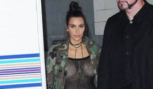Le camouflage n'empêche pas Kim Kardashian de tout montrer