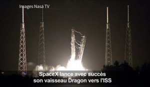 SpaceX lance avec succès son vaisseau Dragon vers l'ISS