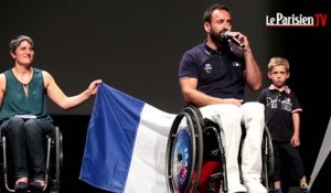 Jeux paralympiques : l'émotion de Michaël Jérémiasz, porte drapeau des Bleus