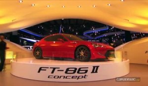 En direct du salon de Francfort 2011 - Le concept-car Toyota FT-86 en vidéo