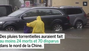 Au moins 24 morts dans des pluies torrentielles en Chine