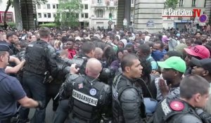 Evacuation sous tension de 2500 migrants à Paris