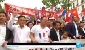 Aubervilliers : des milliers de Français d'origine chinoise manifestent contre les violences qui les visent