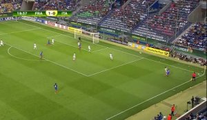 Foot - Euro - U19 - Bleus   Le but de Blas contre l Italie