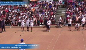 Les finales, Sport Boules, France Quadrettes 2016, l'Arbresle 2016