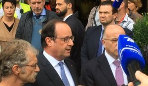 François Hollande s'exprime à la mairie de