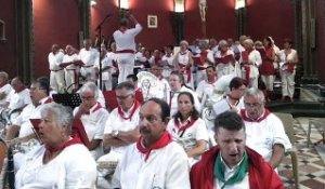 Fêtes de Bayonne 2016 : la messe des bandas à l'église Saint-André