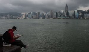 Le passage du typhon Nida à Hong Kong, en 42 secondes