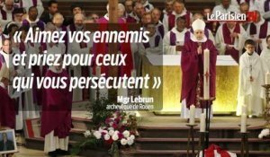 Obsèques du père Hamel : 2000 personnes réunies à Rouen