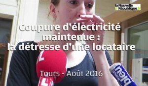 VIDEO. Tours : la colère d'une locataire toujours privée d'électricité