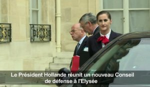 Nouveau Conseil de défense autour de François Hollande