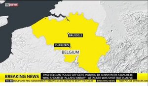 Belgique: Deux policières blessées à la machette dans le centre de Charleroi - L'agresseur criait "Allahu Akbar"