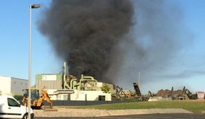 Incendie dans un local de GDE