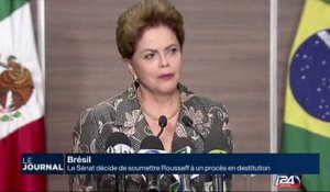 Brésil : Rousseff va être soumis à un procès en destitution