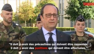 Incendies près de Marseille: François Hollande promet de "trouver les auteurs"