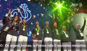 JO : les médaillés français célébrés à Rio