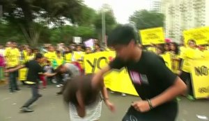 Pérou: 50.000 manifestants à Lima contre la violence machiste