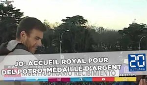 JO: Accueil royal pour Del Potro, médaillé d'argent au tennis