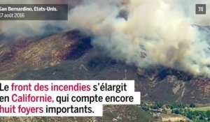 Californie : les feux de forêt peinent à être maîtrisés