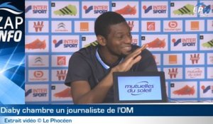 Zap : Diaby chambre un journaliste de l'OM