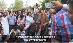 Pakistan: Imran Khan s'adresse à ses sympathisants