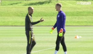 L'étrange échange entre Guardiola et Hart à l'entraînement