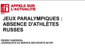 Jeux Paralympique : absence des athlètes russes