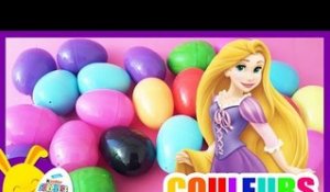 Compétition des couleurs Princesses Disney - Oeufs surprises - Couleurs - Titounis - Touni Toys